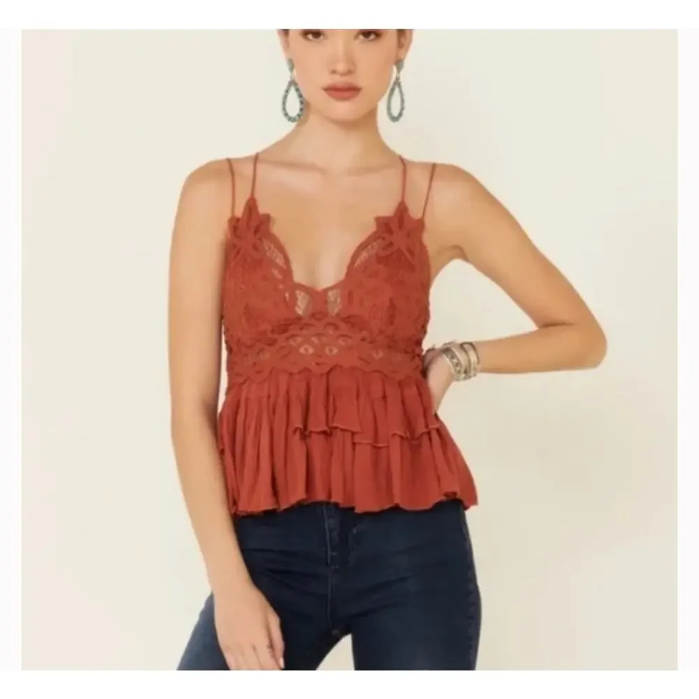 Free People Adella Cami Copper